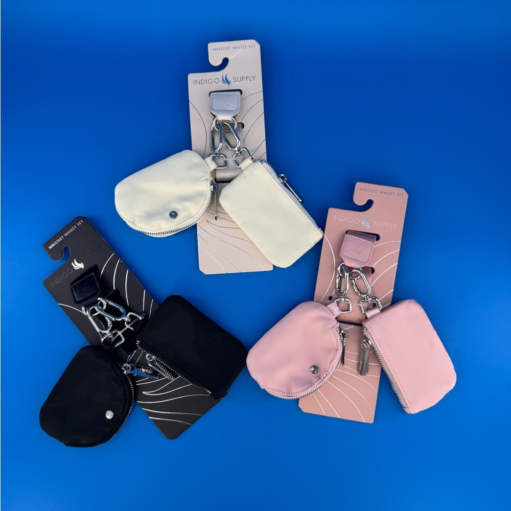 Indigo Suppy Wallet & Wristlet Set - in 3 different colors